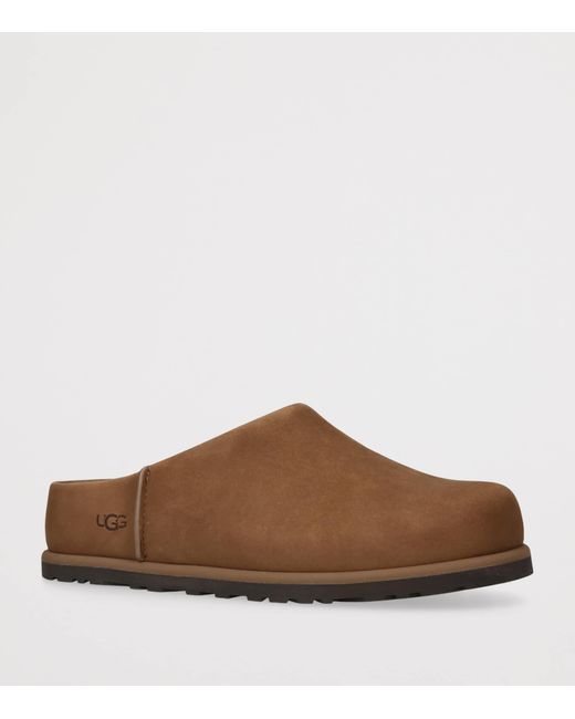 Ugg Brown Suede Otzo Clogs