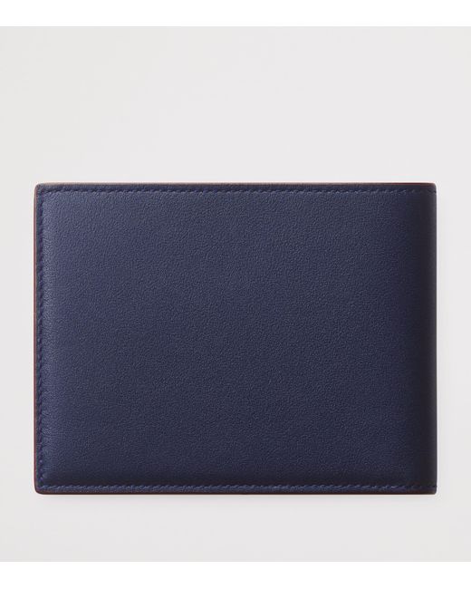 Cartier Blue Leather Must Card Holder for men