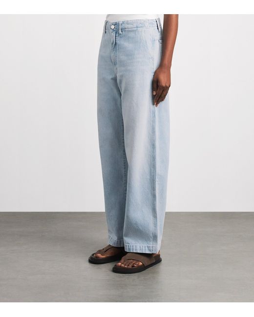 Agolde Blue X Maria Mcmanus Wide-Leg Jeans