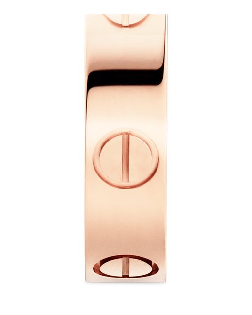 Cartier Pink Rose Love Wedding Band