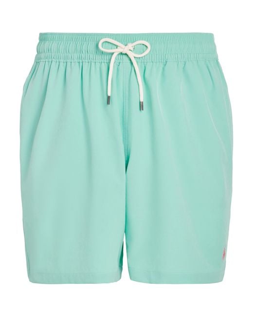 Polo Ralph Lauren Green Traveller Swim Shorts for men