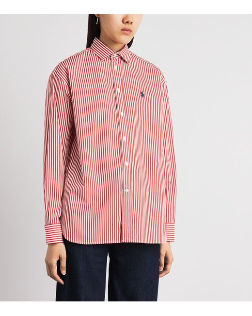 Polo Ralph Lauren Pink Cotton Stripe Shirt