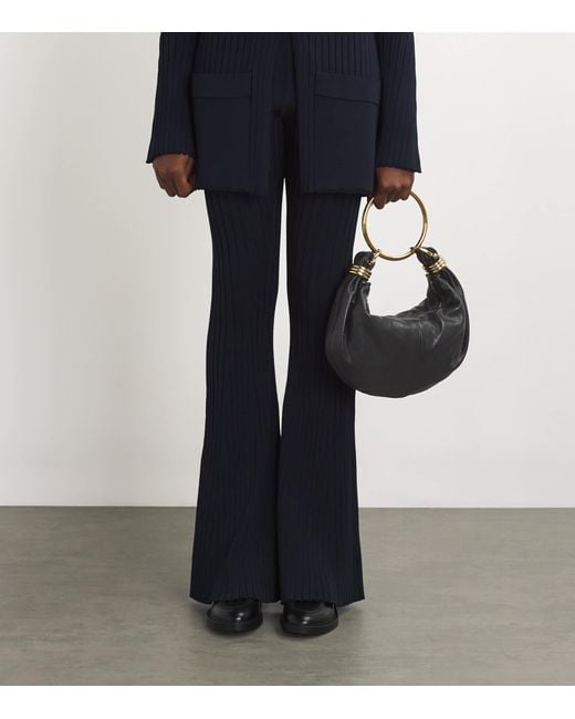 Chloé Black Small Leather Bracelet Top-Handle Bag