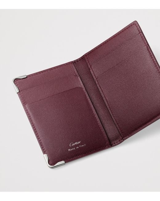 Cartier Green Leather Must Card Holder