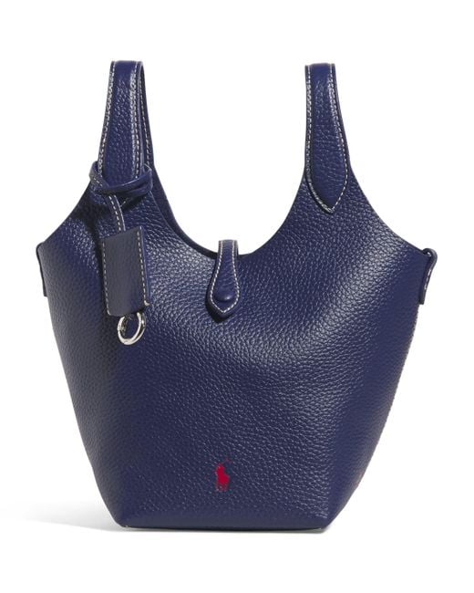 ■POLO RALPH LAUREN■ W Leather Miniature Crossbody Tote Blu s-l400.jpg