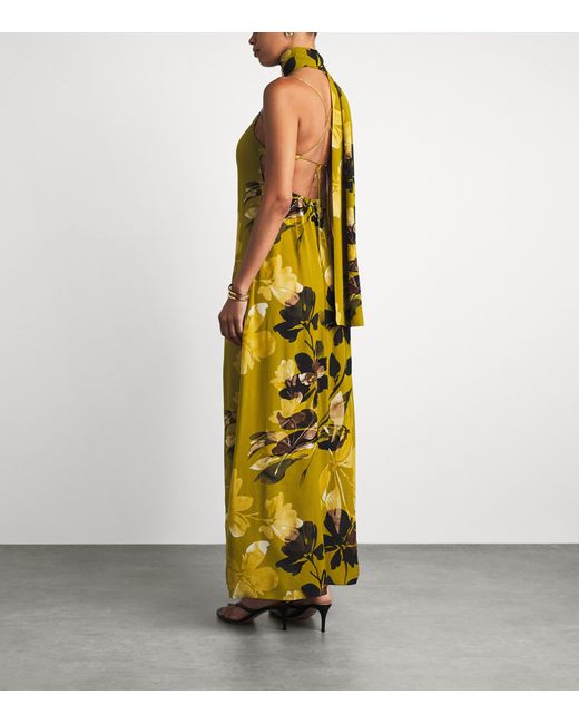 Away That Day Metallic St Tropez Maxi Dress