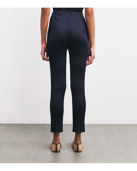 Pleats Please Issey Miyake Blue New Colorful Basics 4 Trousers