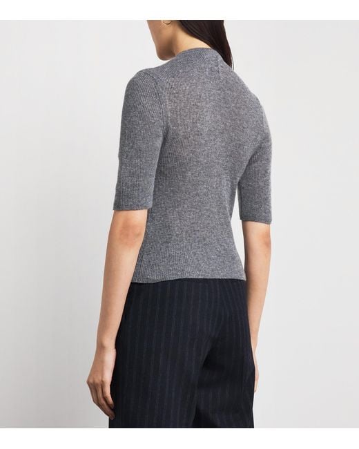 Citizens of Humanity Gray Wool-Cashmere Tabitha Cardigan