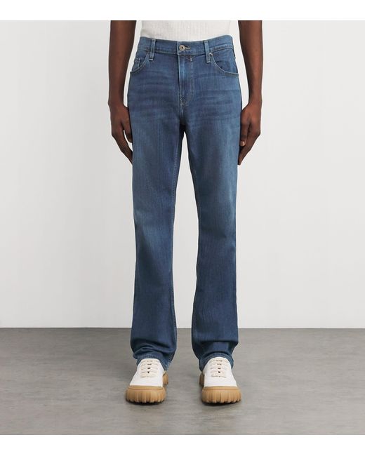 PAIGE Blue Normandie Straight Jeans for men