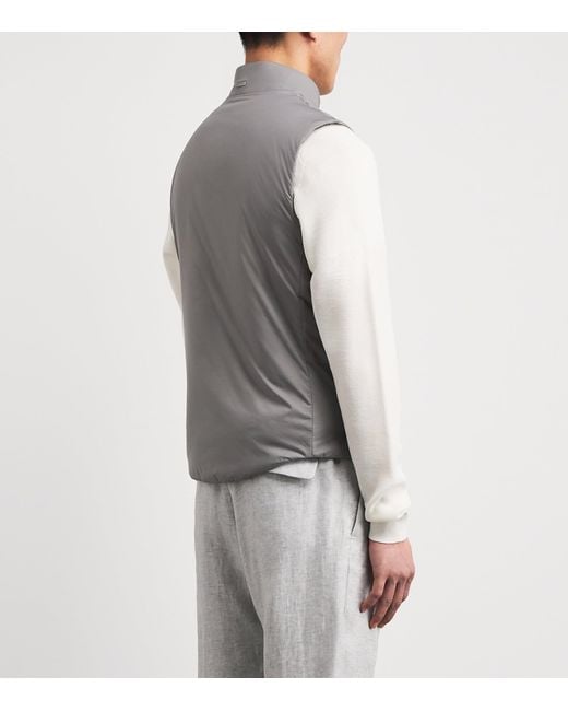 Herno Gray Ecoage Gilet for men