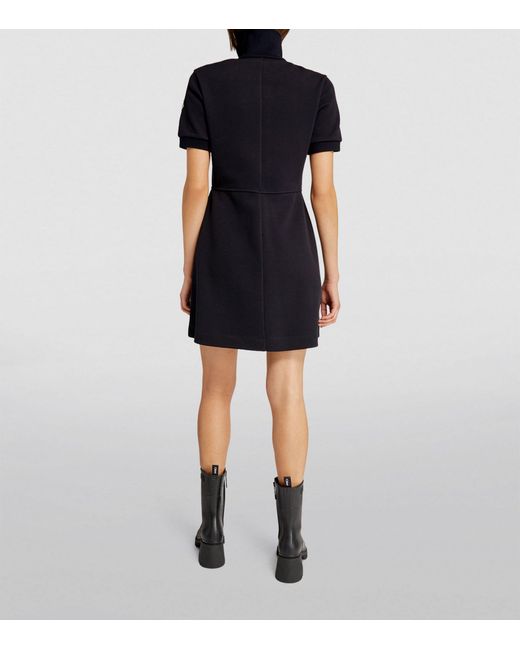 Moncler Black Polo Mini Dress