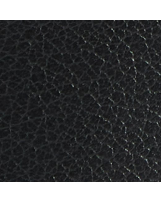AMI Black Grained Leather Paris Card Holder for men