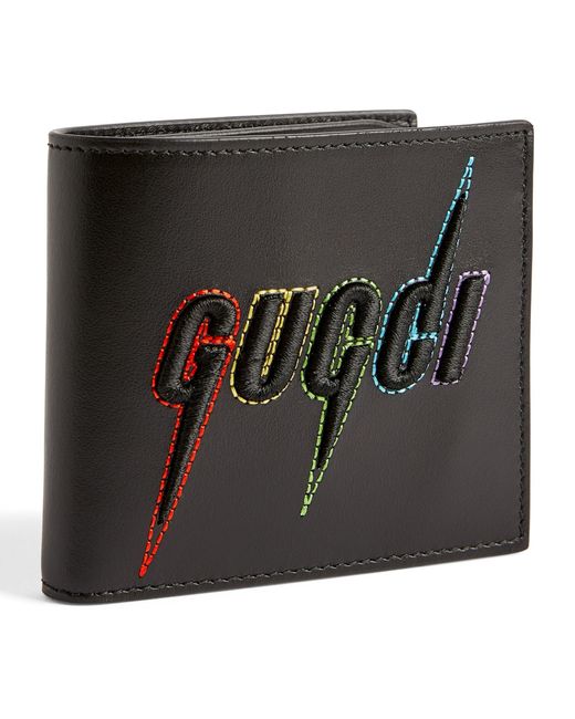 Gucci Black Blade Bifold Wallet for men