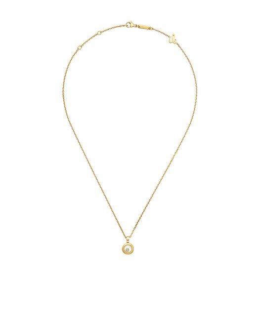 Chopard Metallic And Diamond Happy Diamonds Icons Pendant