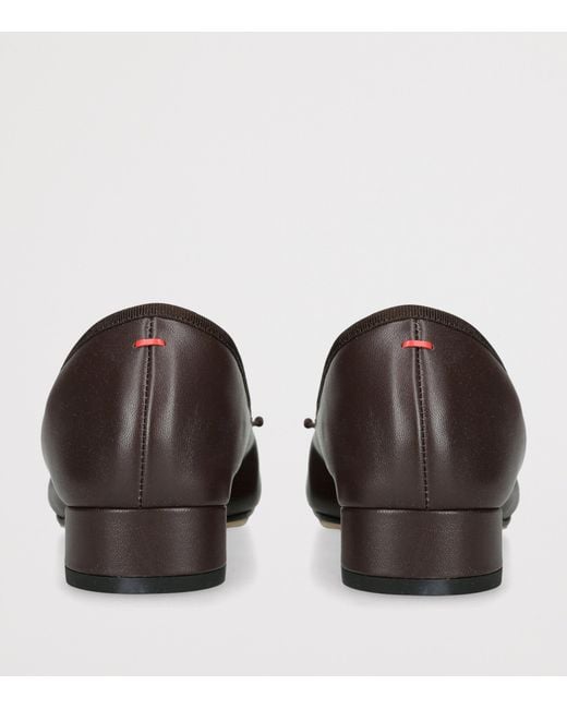 Aeyde Brown Leather Onda Pumps 25