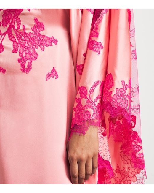 Torlowei Pink Silk Tokoni Kaftan