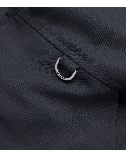 Represent Black Technical Overshirt for men