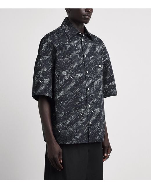 Jacquemus Black Cotton Rio Shirt for men