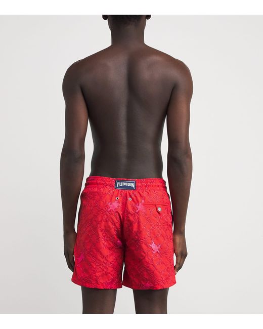 Vilebrequin Embroidered Turtle Mistral Swim Shorts for men