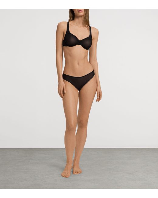Hanro Gray Smooth Illusion Mini Briefs