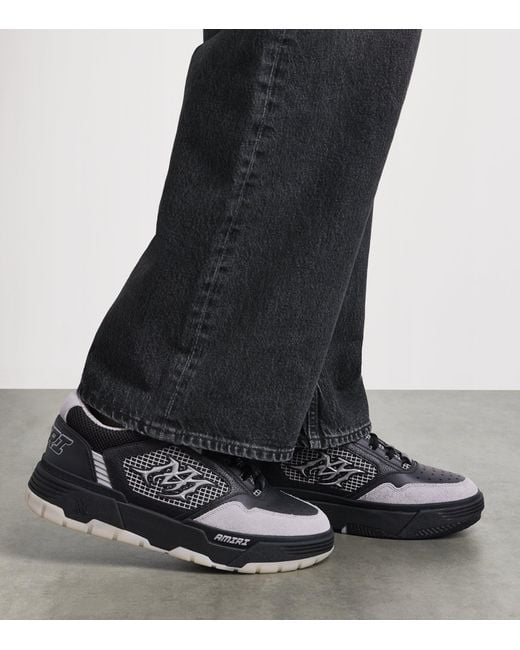 Amiri Gray Leather Ma-94 Sneakers for men