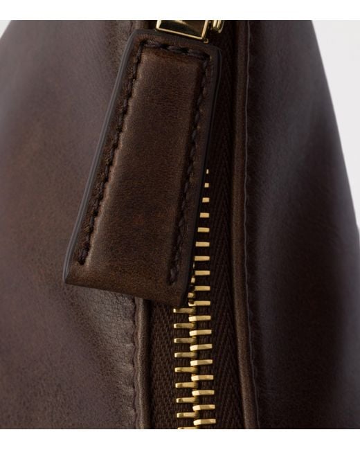 Prada Brown Medium Leather Aimée Shoulder Bag
