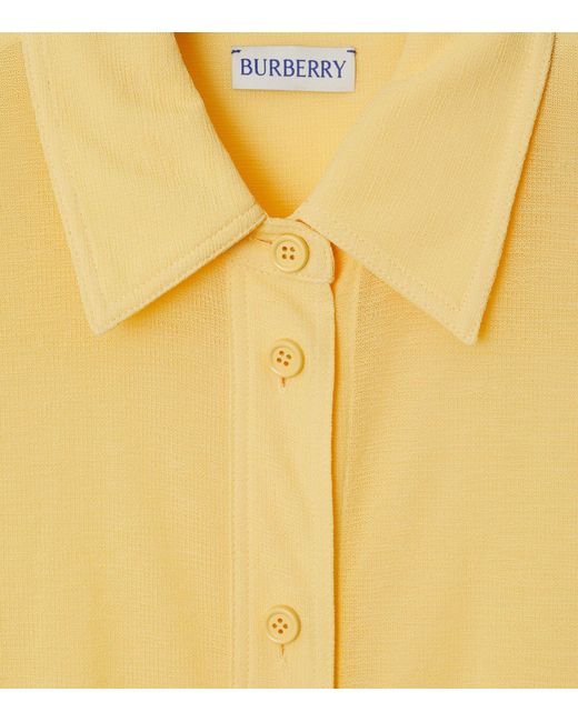 Burberry Yellow Jersey Shirt