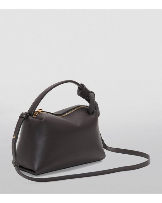J.W. Anderson Black Leather Corner Cross-body Bag