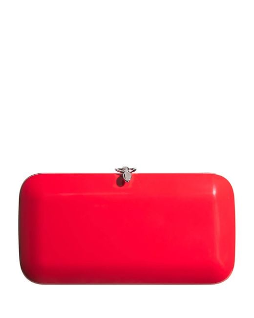 Jeffrey Levinson Red Finley Clutch Bag