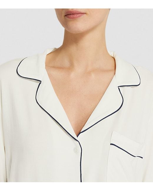 Eberjey White Gisele Pyjama Set