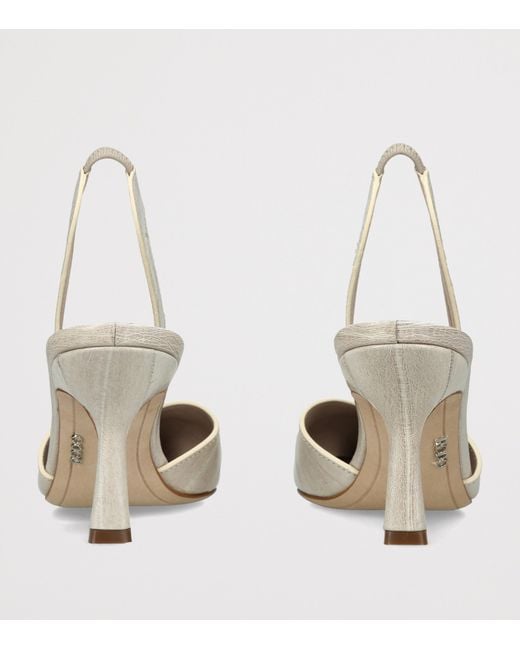 Rodo Metallic Aira Slingback Pumps 75