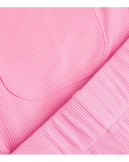 Skims Pink Soft Lounge Short Pyjama Set