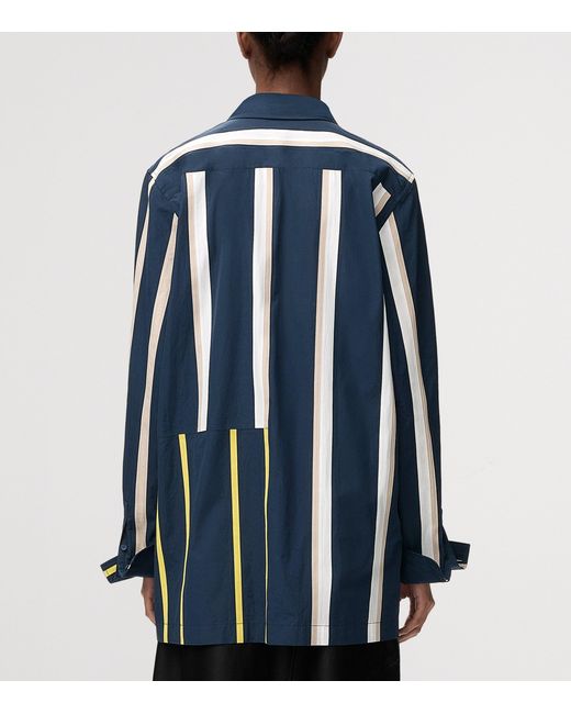 Loewe Blue Cotton Stripe Shirt