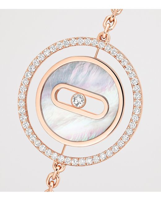Messika Natural Lucky Move, Diamond And Mother-Of-Pearl Bracelet