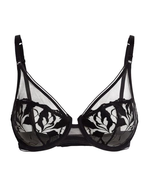 Maison Lejaby Black Tulle Sin Underwired Bra
