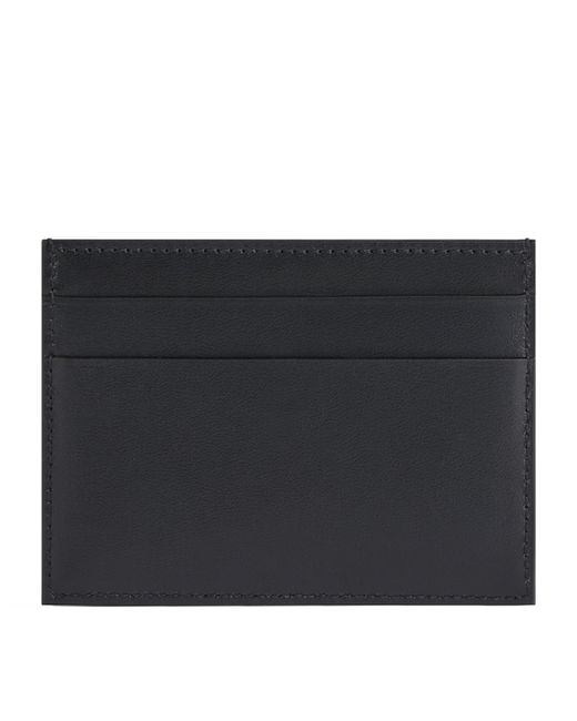Balenciaga Black Leather Duty Free Card Holder for men