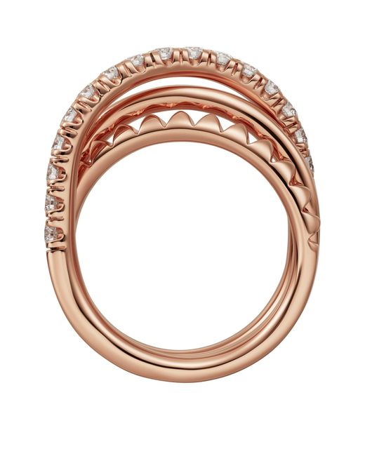 Cartier Pink And Diamond Étincelle De Ring