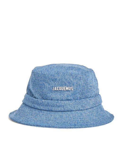 Jacquemus Blue Gadjo Denim Bucket Hat for men