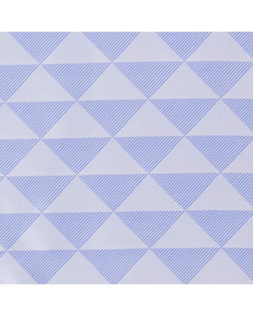 Prada Blue Silk Triangle Scarf