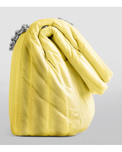 Balenciaga Yellow Small Monaco Shoulder Bag
