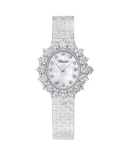 Chopard White And Diamond L'Heure Du Diamant Watch
