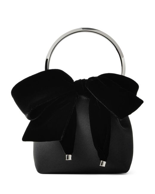 Jimmy Choo Black Bon Bon Bucket Bag