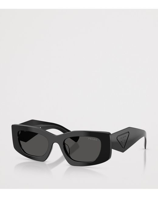Prada Black Irregular Rectangle Sunglasses