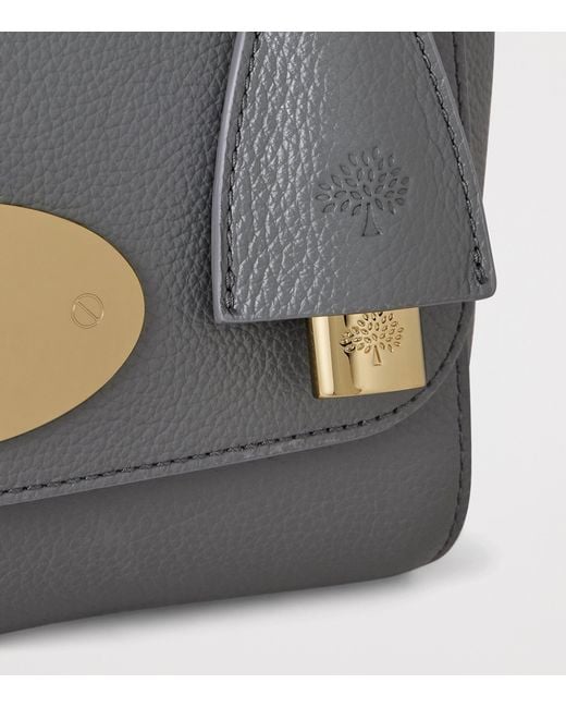 Mulberry Gray Leather Lily Shoulder Bag
