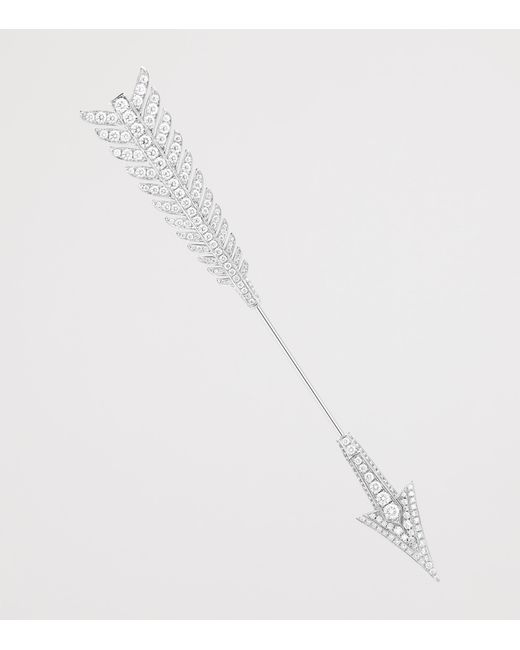 Boucheron White And Diamond Nature Triomphante Flèche Brooch