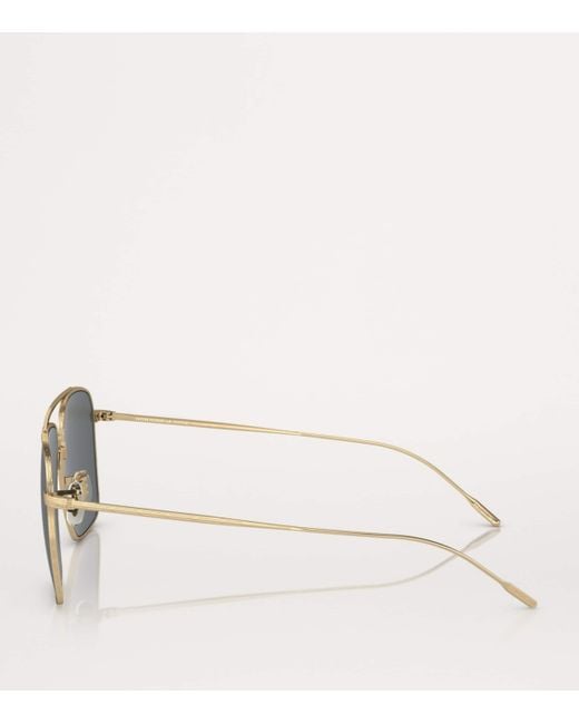Oliver Peoples Gray Titanium Dresner Sunglasses