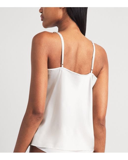 Aubade White Silk-Blend Midnight Whisper Camisole
