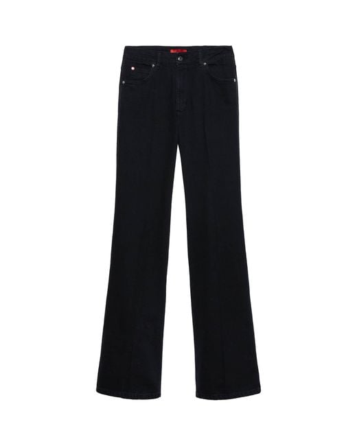 MAX&Co. Black High-Rise Flared Jeans