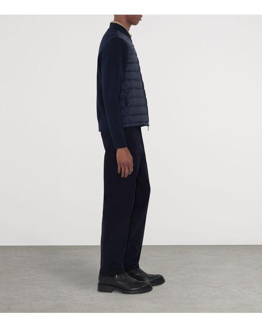 Burberry Blue Cotton Chinos for men