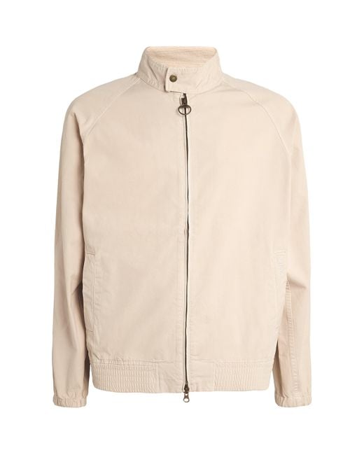 Barbour Natural Cotton Royston Harrington Jacket for men